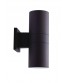 LED JAR TYPE LANTERN BLACK CAST ALUMINUM HOUSING  CLEAR GLASS 2 x 9 W